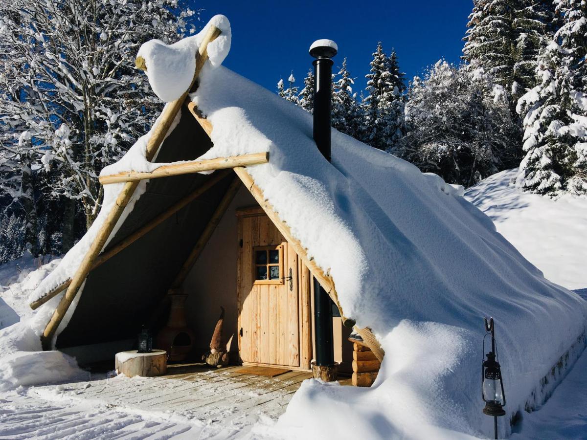 Altipik - Lodges Insolites Mont-Saxonnex Экстерьер фото